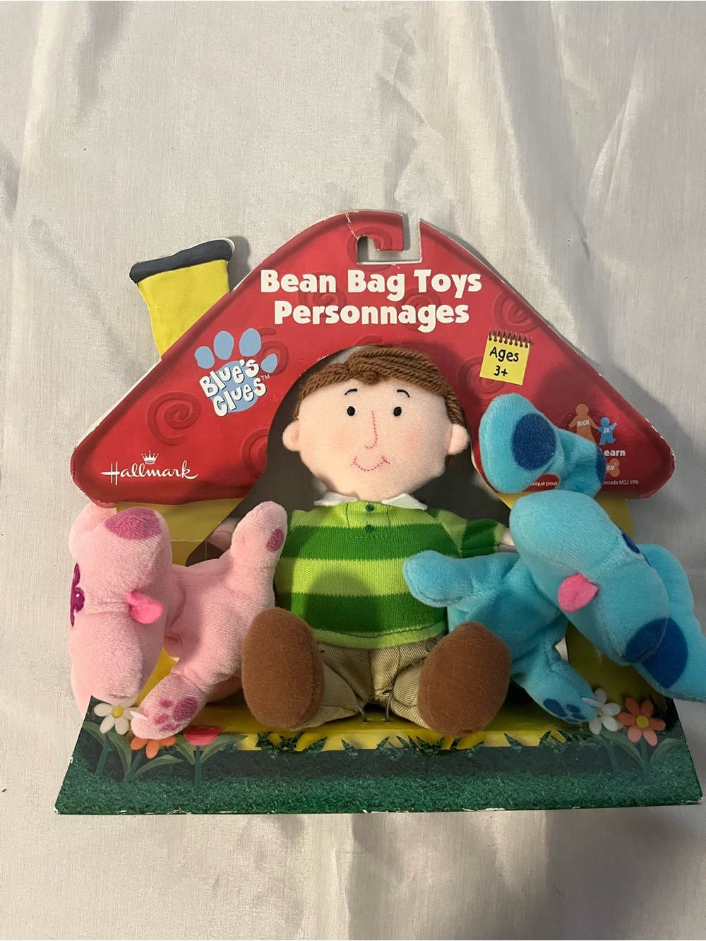 Hallmark Blue's Clues Plush Set - Green, Blue & Pink - Picture 1 of 8